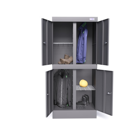 Металлический сушильный шкаф для одежды ШСО - 2000 - 4