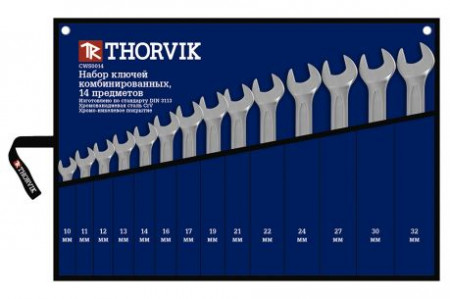 Набор ключей комбинированных в сумке 10-32 мм Thorvik